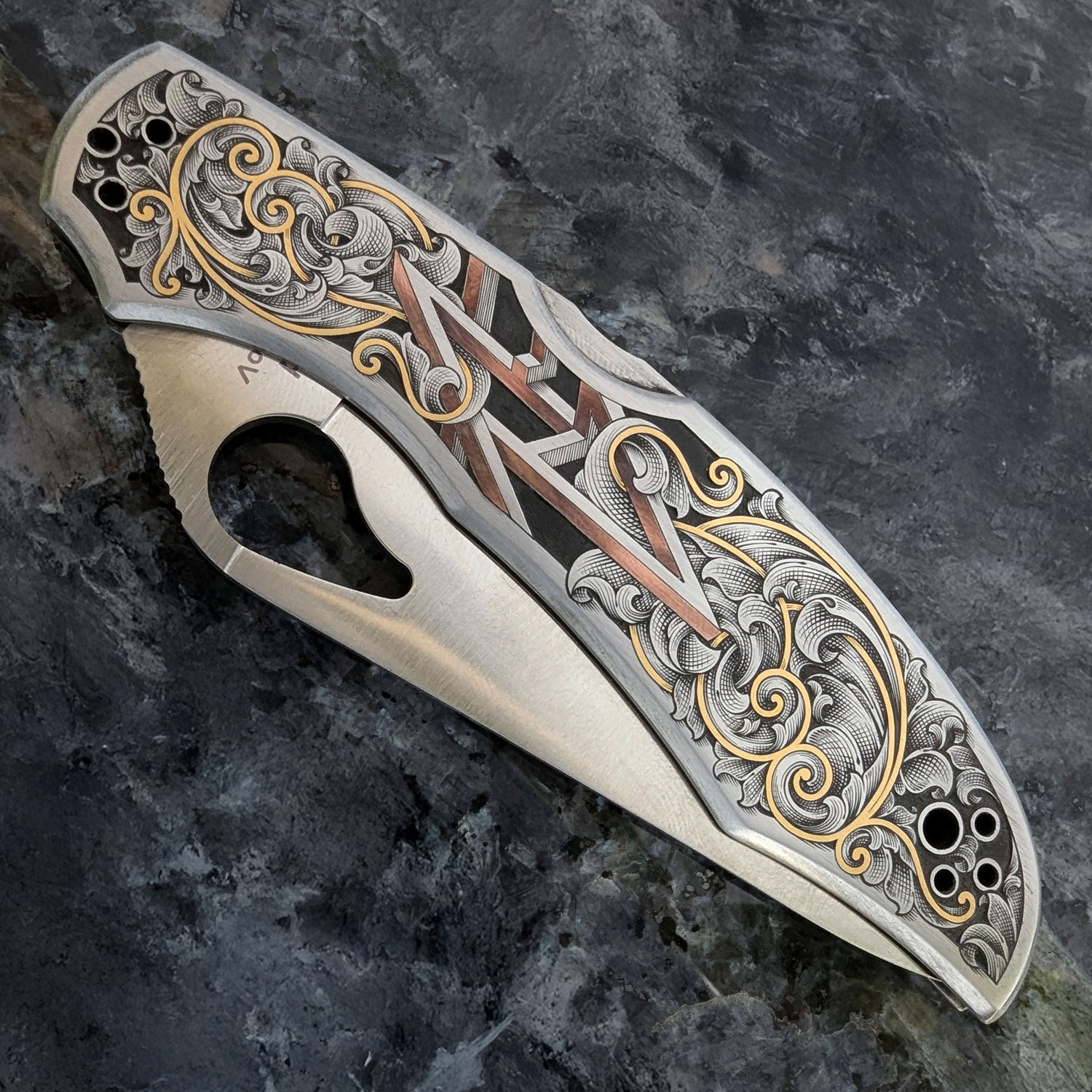 Knife Engraving & Inlay